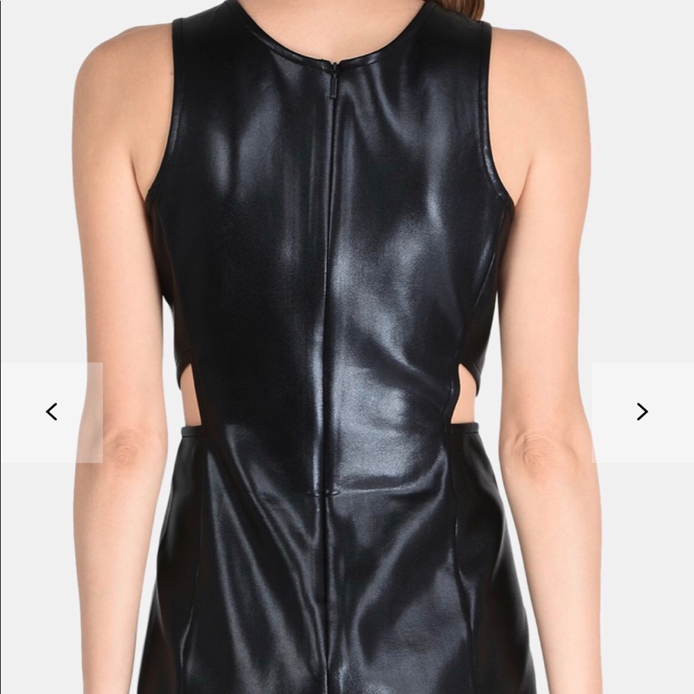 Black Leather Dress
